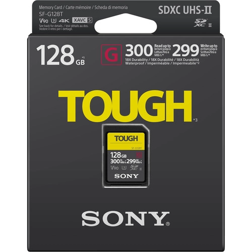 Sony 128GB SF-G Tough Series UHS-II SDXC Memory Card - Image 2
