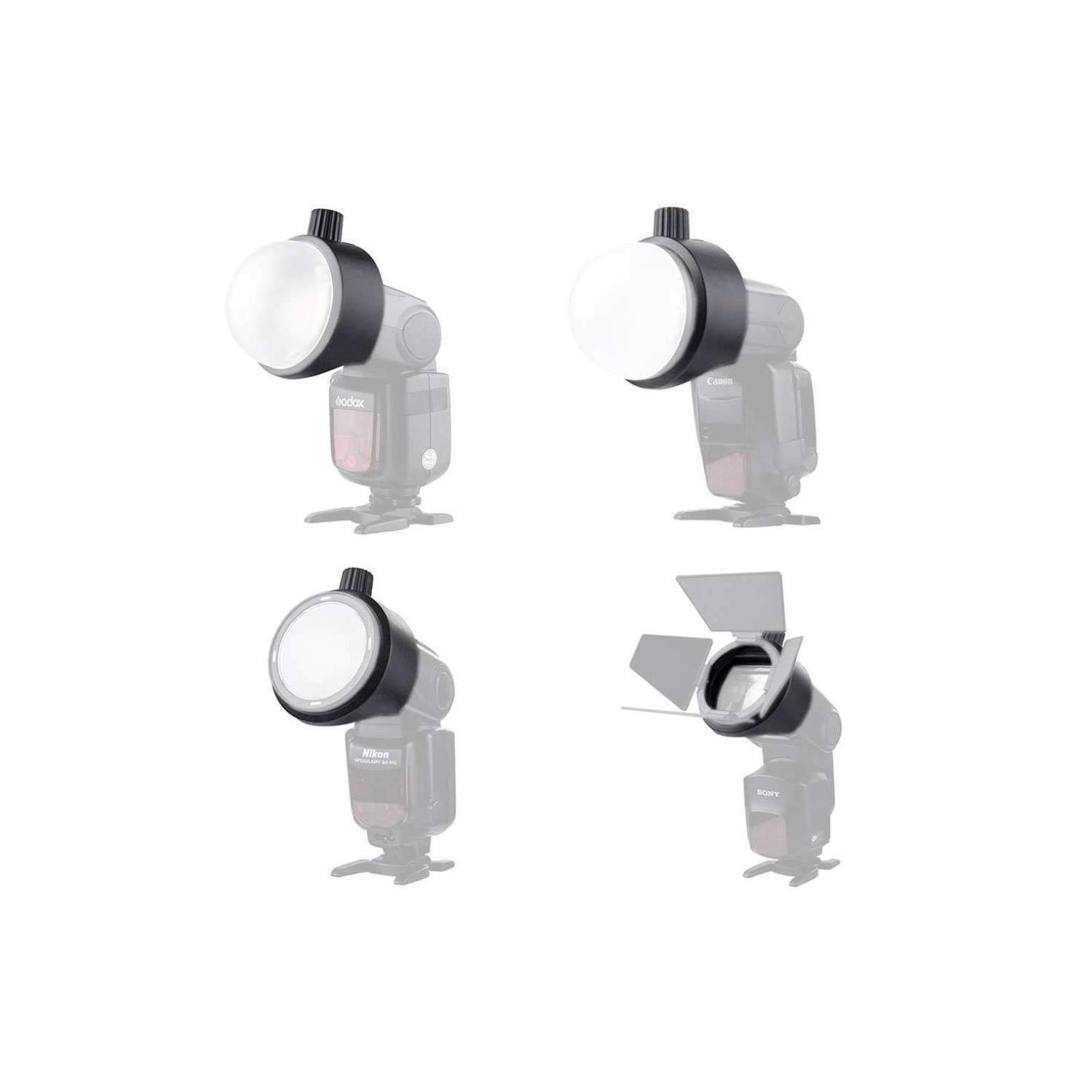 Godox S-R1 Round Head Magnetic Modifier Adapter - Image 4