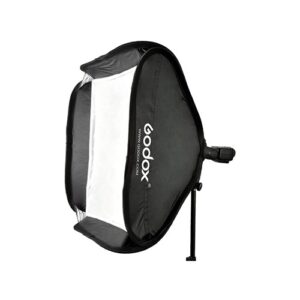 Godox SEUV6060 Elinchrom Mount S-Type Flash Bracket with Softbox Kit