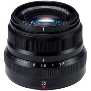 FUJIFILM XF 35MM F/2 R WR LENS (BLACK)