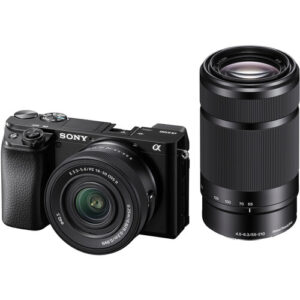 SONY ALPHA A6100 (ILCE-6100Y) MIRRORLESS CAMERA WITH 16-50MM AND 55-210MM LENS KIT