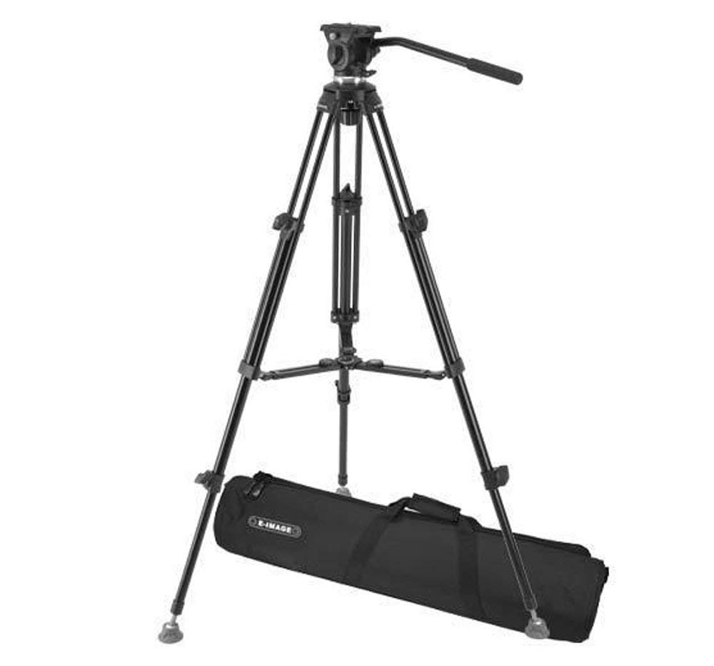 E-Image EG03AB 6ft Genting Video Tripod Stand Kit (GH03 Fluid Head + AT7402A Tripod Leg) for Video Camera, DSLR Camera Payload Upto 5kg - Image 4