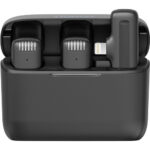 Ulanzi J12 2-Person Wireless Microphone System with Lightning Connector for iOS Devices (Black)