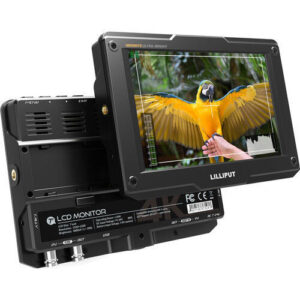 Display Panel Type IPS-Type LCD Display Size 7.0" / 17.8 cm Resolution 1920 x 1200 Aspect Ratio 16:10 Viewing Angle Horizontal: 160° Vertical: 60° Touchscreen No Maximum Brightness 1800 cd/m2 Contrast Ratio 1200:1 Dot Pitch 0.07870 x 0.07875 mm Pixels Per Inch (ppi) 323 ppi Real-Time LUT Monitoring HDR I/O Video 1 x HDMI Type A (HDMI 1.4b) Input 1 x HDMI Type A (HDMI 1.4b) Output 1 x BNC (3G-SDI) Input 1 x BNC (3G-SDI) Output Audio 1 x 1/8" / 3.5 mm Headphone Input Built-In Speaker 1 x 1 W Other I/O 1 x Tally (BNC) Input 1 x USB 2.0 (USB Type-A) Input Media/Memory Card Slot None Wi-Fi None Format Support Video Format HDMIRGB DCI 4K: 24 UHD 4K: 30/24 DCI 2K 1080p Power DC Input Power 7 to 24 VDC Battery Type 2 x L-Series Power Consumption 16 W (Maximum) Mounting Mounting 3 x 1/4"-20 Female Environmental Operating Temperature 32 to 140°F / 0 to 60°C Operating Humidity 0 to 90% Storage Temperature 14 to 140°F / -10 to 60°C General Dimensions 8.9 x 6.1 x 0.9" / 225 x 155 x 23 mm Weight 19.40 oz / 550 g Warranty Length Limited 1-Year Warranty Packaging Info Package Weight 2.7 lb Box Dimensions (LxWxH) 10.4 x 7.7 x 3.4"