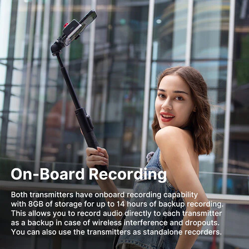 ULANZI AM18 U-MIC 2-PERSON WIRELESS MICROPHONE SYSTEM FOR CAMERAS AND MOBILE DEVICES (2.4 GHZ) - Image 5