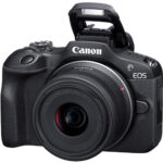 Key Features • 24.2MP APS-C CMOS Sensor • DIGIC 8 Image Processor • 4K 24p Video with Crop, Full HD 60p • Dual Pixel CMOS AF with 143 AF Zones • 6.5 fps Electronic Shutter • 2.36m-Dot OLED EVF • 3" 1.04m-Dot LCD Screen • Wi-Fi and Bluetooth with SD Card Slot • RF-S 18-45mm f/4.5-6.3 IS STM Lens