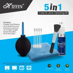 HIFFIN 5 IN 1 CARE & LENS CLEANING KIT