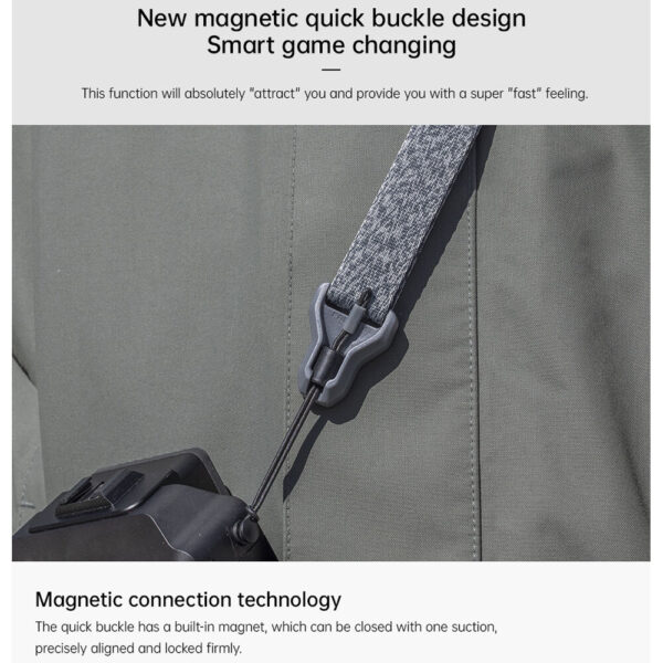 FALCAM MAGLINK QUICK MAGNETIC BUCKLE SHOULDER STRAP CLASSIC-GRAY