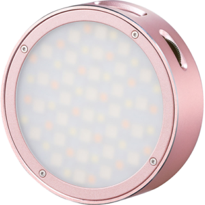 GODOX R1 ROUND MINI RGB LED MAGNTIC LIGHT PINK