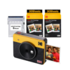 KODAK MINI SHOT 3 RETRO 4PASS 2-IN-1 INSTANT CAMERA AND PHOTO PRINTER (3X3 INCHES) + 68 SHEETS BUNDLE