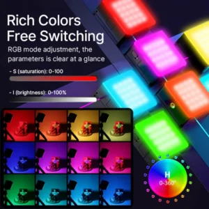 ULANZI VL49 PRO RGB FULL COLOR VIDEO LIGHT