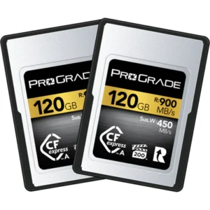 ProGrade Digital 120GB CFexpress 2.0 Type A Gold Memory Card (2-Pack)