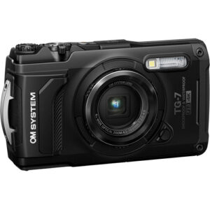 Olympus OM SYSTEM Tough TG-7 Digital Camera-Black OM SYSTEM Tough TG-7 Digital Camera-Black