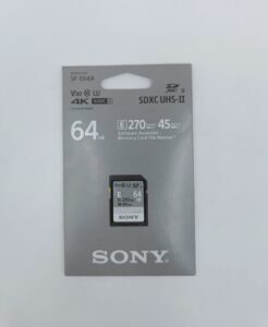 SONY 64GB SF-E64A/T SERIES UHS-II SDXC MEMORY CARD