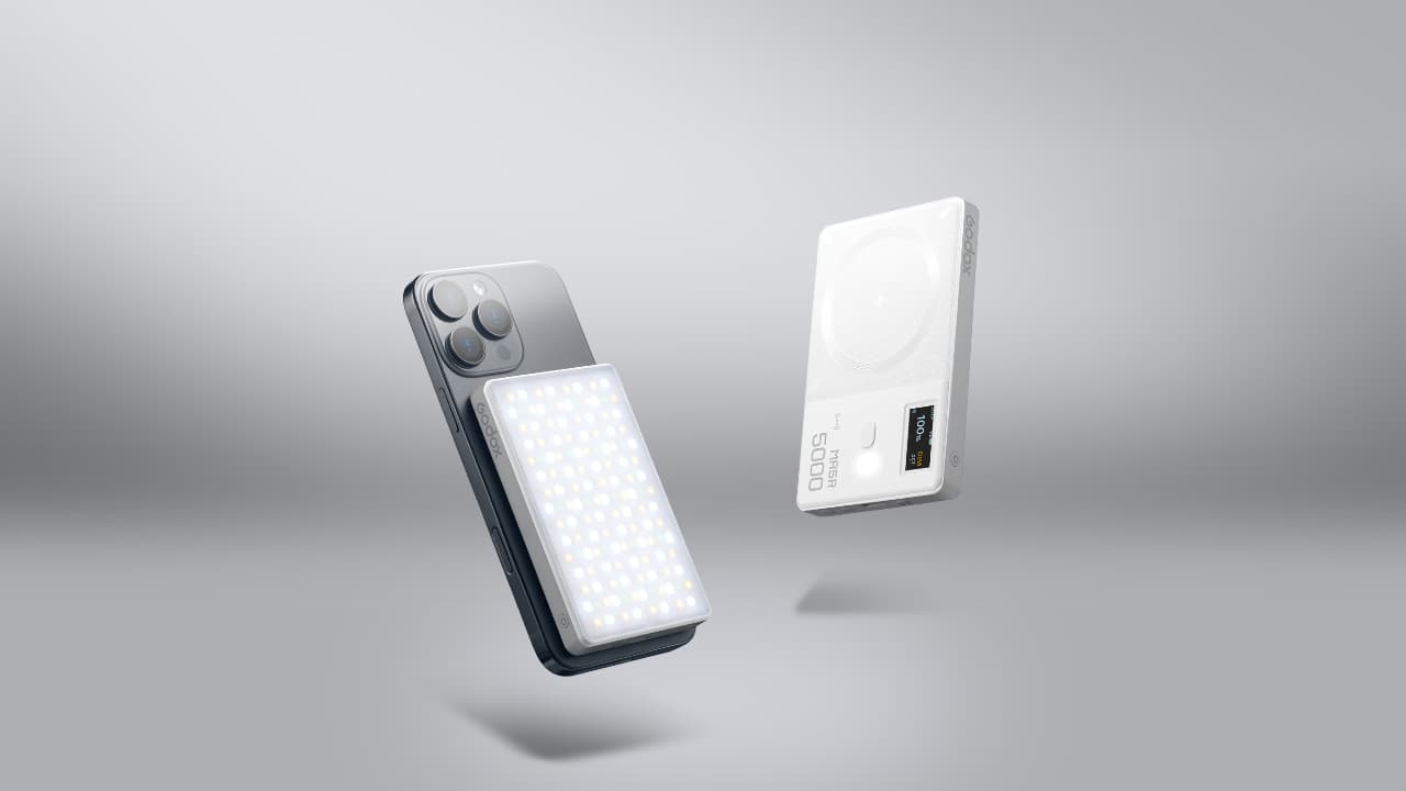 GODOX MA5R MAGNETIC COMBO POCKET LIGHT AND POWER BANK