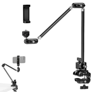 NEEWER UA056 30" ARTICULATING MAGIC ARM WITH SUPER CLAMP & PHONE HOLDER