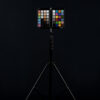 COLOUR BLASTERS BLACK ESSENTIAL SOLID POLYESTER BACKDROP - 8 FEET x 12 FEET