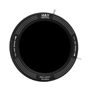 H&Y 82-95MM REVORING MARK II VARIABLE ND3-ND1000 + CIRCULAR POLARIZER FILTER