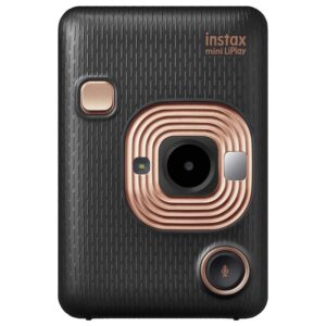 FUJIFILM INSTAX MINI LIPLAY HYBRID INSTANT CAMERA BLACK