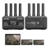 ACCSOON CINEVIEW HE WIRELESS VIDEO TRANSMITTE&RECEIVER, 2.4+5GHZ, UVC OUT FOR LIVE STREAMING 1080P60 0.06S LATENCY 1200FT RANGE UP TO 4 DEVICES MONITORING, COMPATIBLE WITH CINEVIEW M7 PRO/2 SDI/SE
