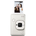 FUJIFILM INSTAX MINI LIPLAY HYBRID INSTANT CAMERA WHITE