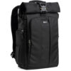 THINK TANK PHOTO FOCUSPOINT ROLLTOP CAMERA BACKPACK (ASPHALT BLACK, 22 L)