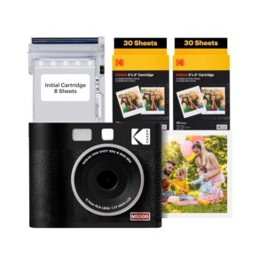 KODAK MINI SHOT 3 ERA 2-IN-1 INSTANT CAMERA AND PHOTO PRINTER (3X3) (CAMERA + 68 SHEETS)