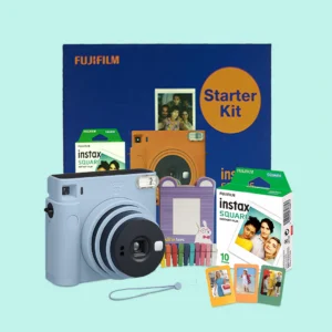 FUJIFILM INSTAX SQ1 STARTER KIT GLACIER BLUE
