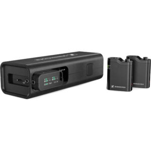 SENNHEISER PROFILE 2-PERSON CLIP-ON WIRELESS MICROPHONE SYSTEM/RECORDER FOR CAMERA & SMARTPHONE (2.4 GHZ)
