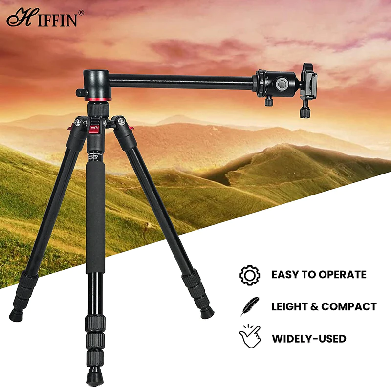 HIFFIN HF-550 TRIPOD, 65" SPECIAL QUALITY CAMERA TRIPOD FOR CANON NIKON DSLR - Image 7