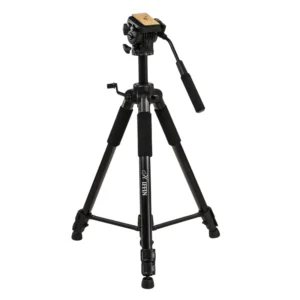 HIFFIN HF 880 (65 INCH) ALUMINUM LIGHT WEIGHT TRIPOD | WITH FLUID VIDEO HEAD