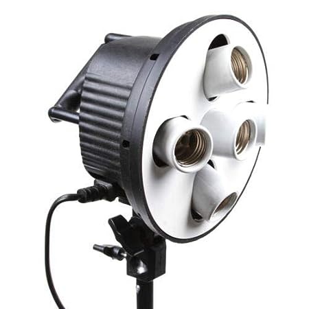 HIFFIN BRAND 5 IN 1 E27 PHOTO STUDIO BULB HOLDER BASE SOCKET LAMP BULB HOLDER ADAPTER FOR PHOTO VIDEO STUDIO SOFT BOX VIDEO LIGHT - BLACK - Image 4