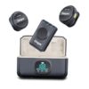 SIMPEX SWM 108 DUAL COLLAR LABEL WIRELESS MICROPHONE MIC WITH ENC NOISE CANCELLATION & CHARGING CASE