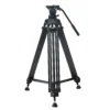 HIFFIN HTR-606 DV-1801 DV VIDEO PROFESSIONAL TRIPOD WITH FLUID HEAD AND SPREADER LEG MAX LOAD 10 KG BLACK DV-1801