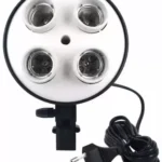 HIFFIN PHOTOGRAPHY PHOTO LIGHT LAMP BULB HOLDER E27 SOCKET BRACKET STUDIO EU PLUG (E27 4 LAMP HOLDER)