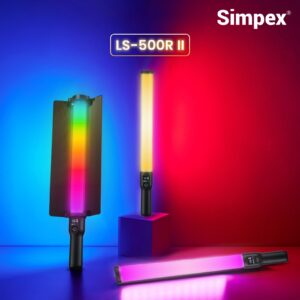 SIMPEX LS-500R (MARK II) 60W RGB LED LIGHT STICK WITH APP CONTROL & HANDHELD PORTABLE WAND