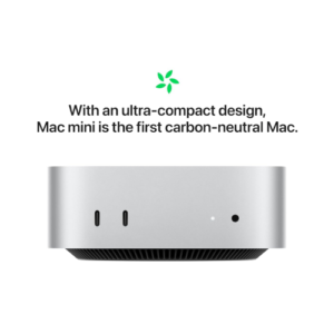 APPLE MAC MINI WITH M4 CHIP WITH 10-CORE CPU AND 10-CORE GPU 24GB RAM, 512GB SSD