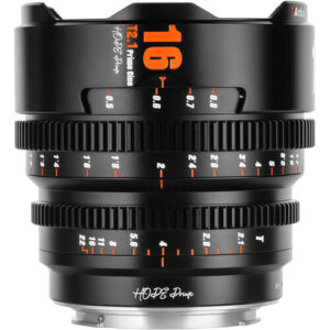 7ARTISANS 16MM T2.1 HOPE S35 CINE LENS (CANON RF, BLACK)