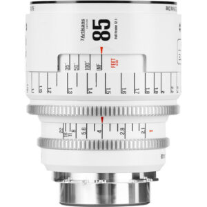 7ARTISANS INFINTE 85MM T2.1 CINE LENS EF MOUNT (WHITE)