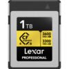 LEXAR 1TB PROFESSIONAL CFEXPRESS 4.0 TYPE-B CARD, UP TO 3300MB/S READ 3000MB/S WRITE