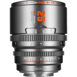 7ARTISANS 25MM T2.1 HOPE S35 CINE LENS (SONY E, TITANIUM GRAY)