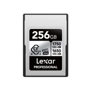 LEXAR 256GB CFEXPRESS TYPE A 4.0 SILVER CARD