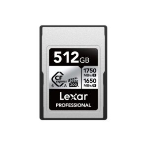 LEXAR 512GB CFEXPRESS TYPE A 4.0 SILVER CARD