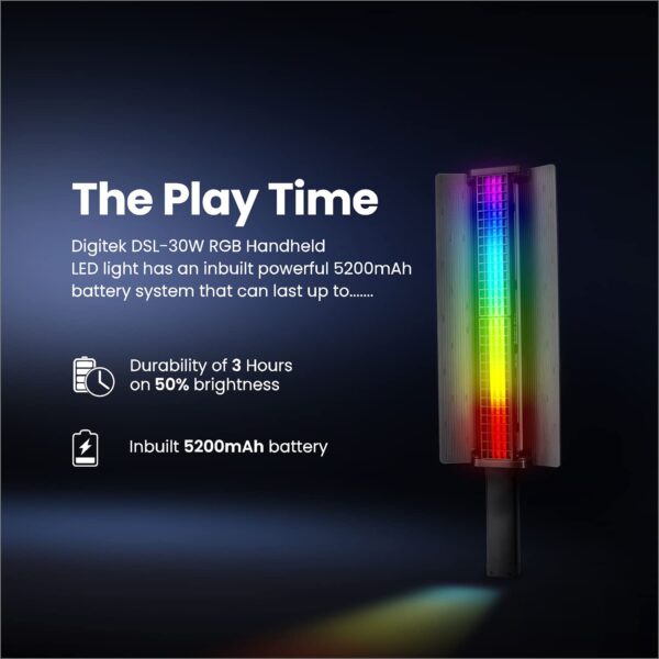 DIGITEK DSL-30W RGB PORTABLE HANDHELD RGB LED