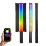 HIFFIN HF-1000 60W RGB LED STICK LIGHT WITH GRID & SOFT DIFFUSER