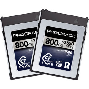 PROGRADE DIGITAL 800GB CFEXPRESS 4.0 VPG 400 MEMORY CARD 2-PACK