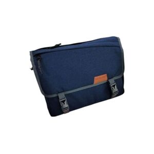 LENS CANDY PROFESSIONAL CAMERA LENS MESSENGER BAG, NAVY BLUE