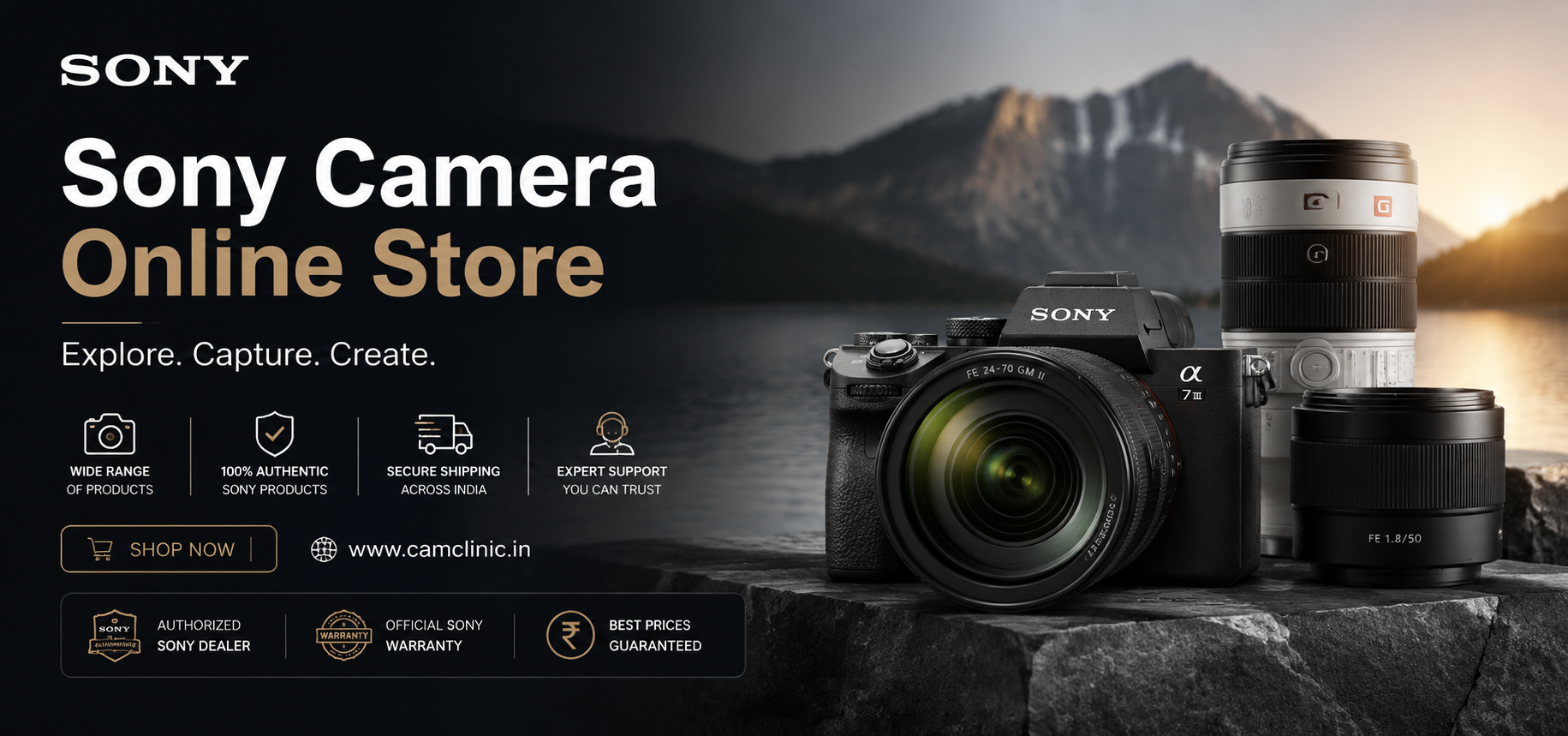 Sony camera online store in Mangalore